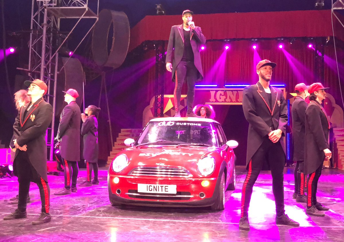 Koalastoney's tweet photo. Wonder what will happen to the #IgniteMini once the tour is over? ( @Sam_Craske ) 🤔 https://t.co/oGEEy7lQzr