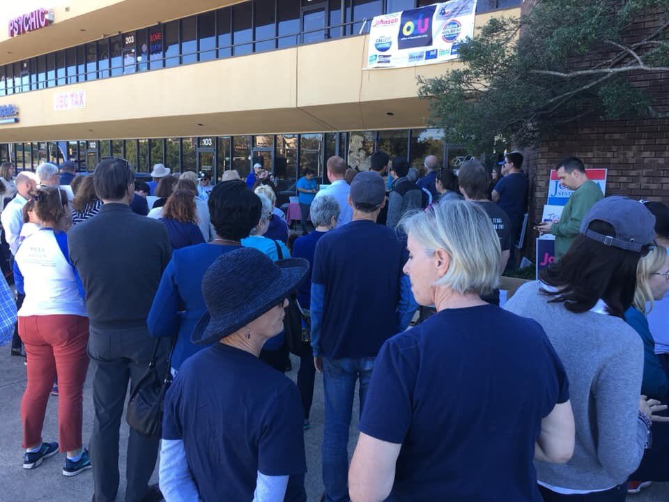 NathanForTexas's tweet photo. Thank you everyone for donating your time this morning to help us get out the vote! #NathanForTexas #SD16 #TheRightPriorities https://t.co/0kp5YTiM8k