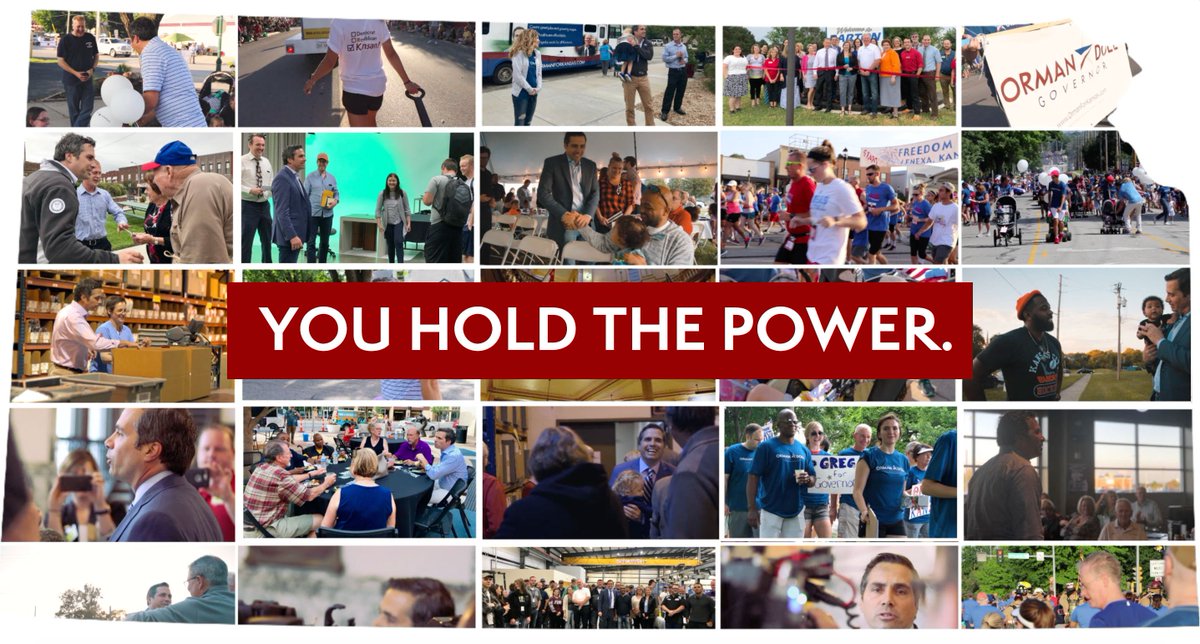 GregOrman's tweet photo. What do you believe in?

I believe in Kansas—I believe in our people.

I believe in my community—in my family, friends, neighbors, and coworkers. (1/11) #ksleg #ksgov #ormanforkansas https://t.co/pSg3IBu7Kd