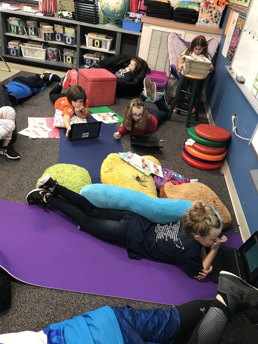 kbspy24's tweet photo. So focused finishing up their choice boards for the week! #prideinourtribe #iready #prodigy #ixl #readworks #radicalreader #flexibleseating @LaFayetteTribe @WaterlooTribe https://t.co/EFNQcFagzI