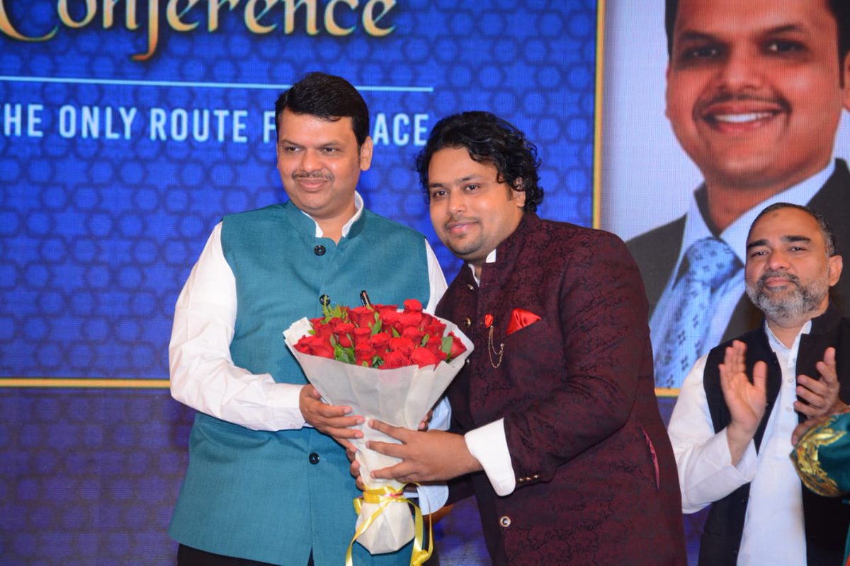 Sir @Dev_Fadnavis , it was pleasure performing in front of you today morning ...god bless you sir ..thanks for being the part of our musical show Regards , Danish sabri