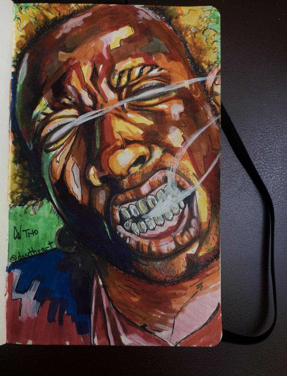 DannyDiDOn's tweet photo. Dancehall Legend @ElephantManJa #fanart #portrait #illustration #abstract #MostDope #art #colours #contemporaryart #moleskine #DanTho https://t.co/1RepRvRmpg