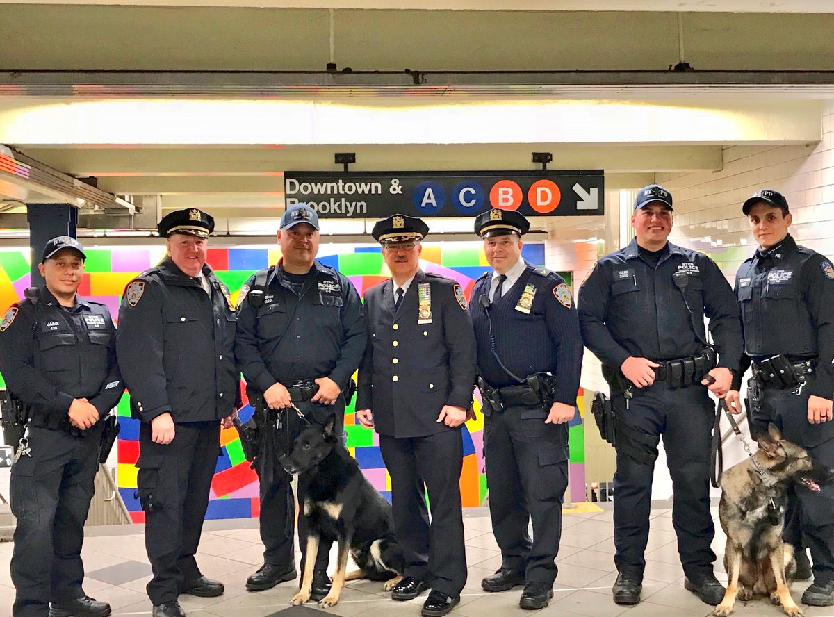 Caught up with our Transit Canine Unit at Columbus Circle along