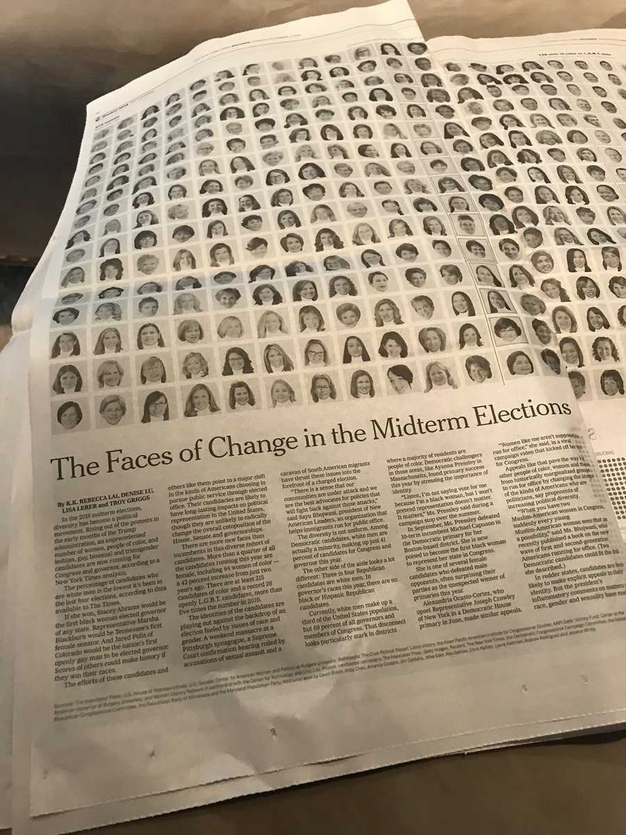 I am listed as one of the “Faces of Change” in the New York Times this morning. 

It has been an honor to run this campaign. The people of this district are hungry for change. They want and deserve representation who advocates for them and not big business. #OH08