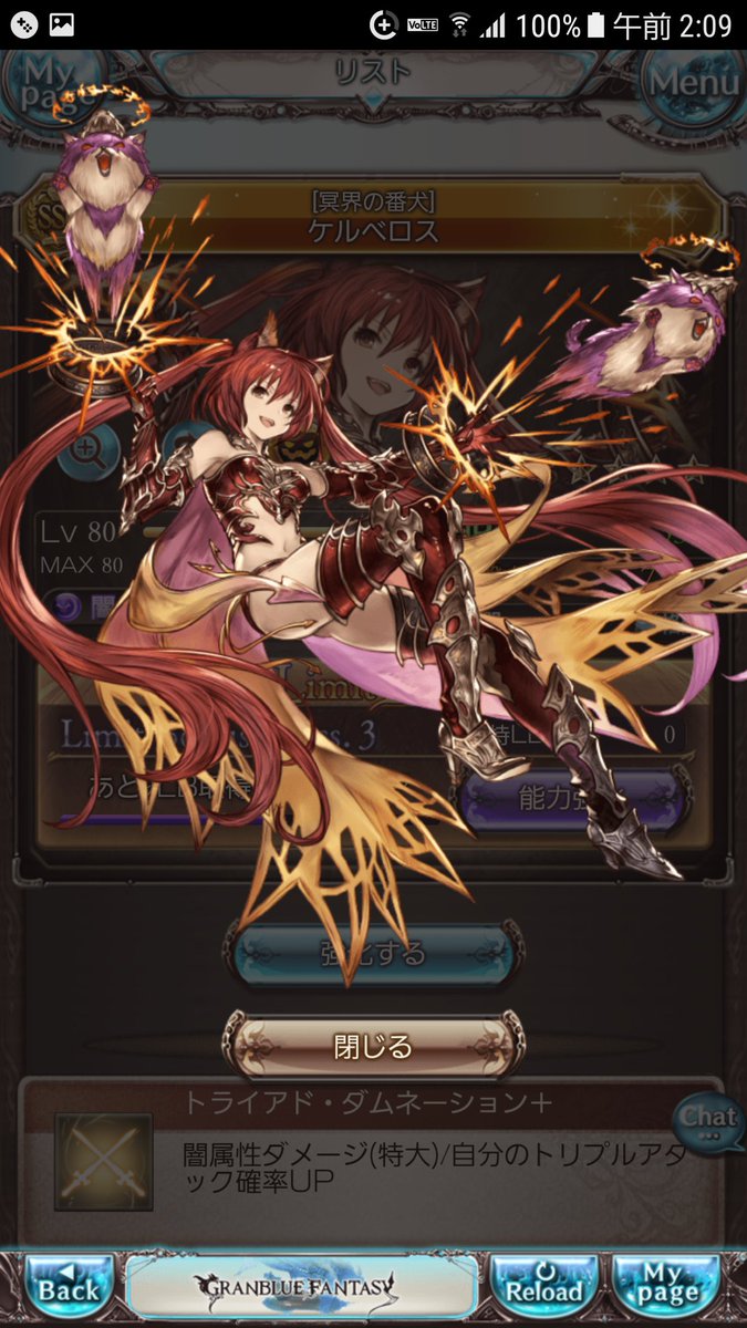 匙助 A Twitter ドラガリケルベロス 普段の格好 神バハやグラブル がありがちなビキニアーマーで味気ないと思ってたので 任天堂補正の新衣装が洋服寄りになってるのが新鮮で可愛い