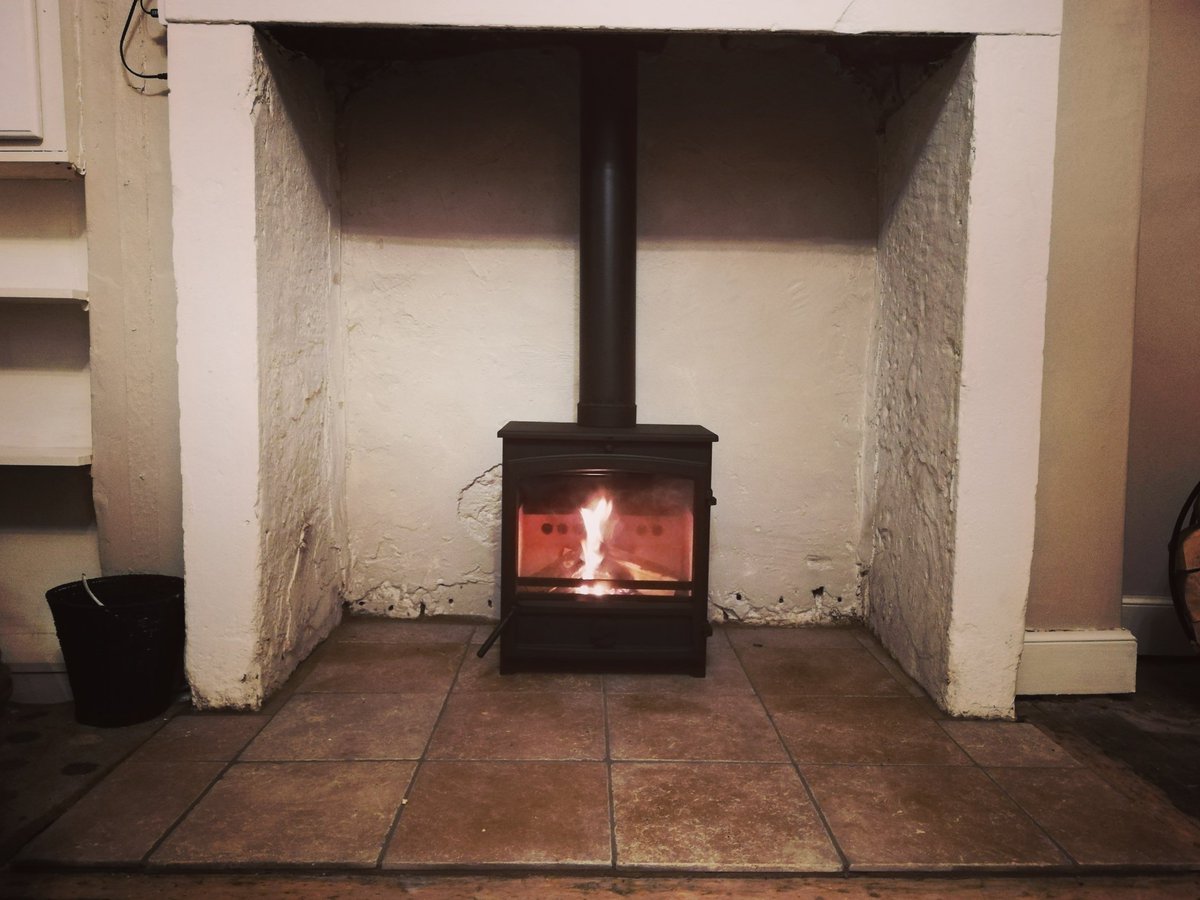 josiahlockhart's tweet photo. First Sunday night in with our new wood stove... A great atmosphere to prepare my #socent talk for the #ImpactEnterpriseAssembly in #Finland next week. It will be much colder there than here though. ❄️☃️ https://t.co/HXsk0BGOSP