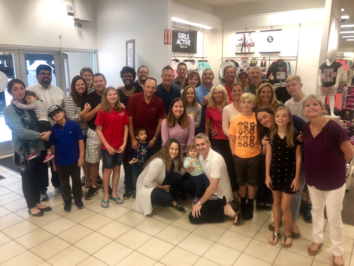 TampaRotary's tweet photo. Thanks to @jcpenney Westshore for another successful holiday shopping event! 70 kids from @hillsboroughsch got their gifts! #servicesboveself https://t.co/o4V9HxLIh4