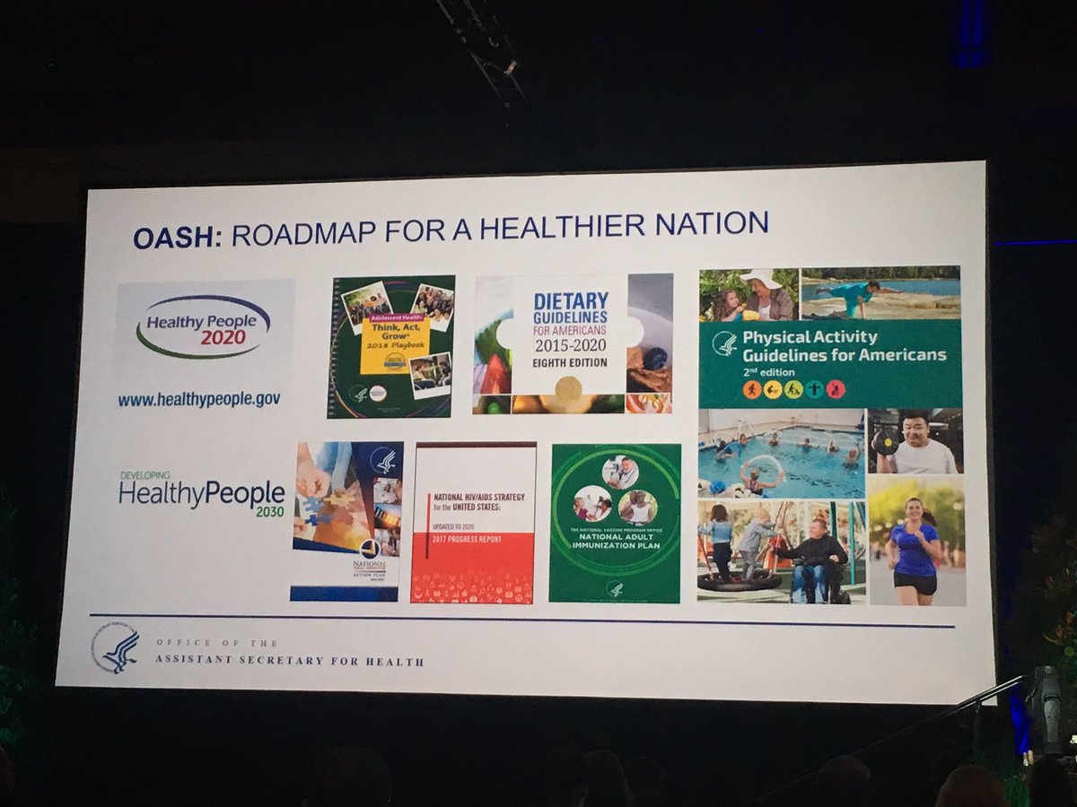 Inspired by Dr. Giroir our Assistant Secretary of Health describing how we need to change our sick care system to a health promoting system. #AAP18