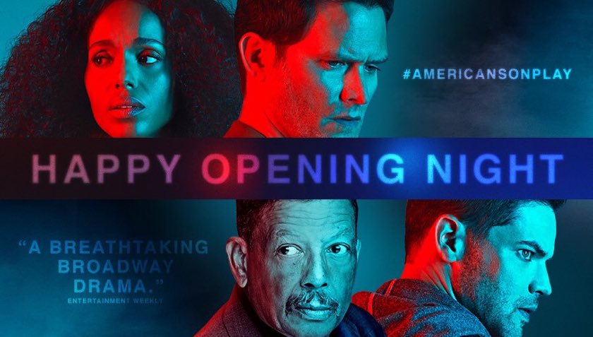 psavone's tweet image. Tonight’s the night! So grateful to be apart of this extraordinary play. #americanson @kerrywashington @SimpsonStreet 💫💫💫💫