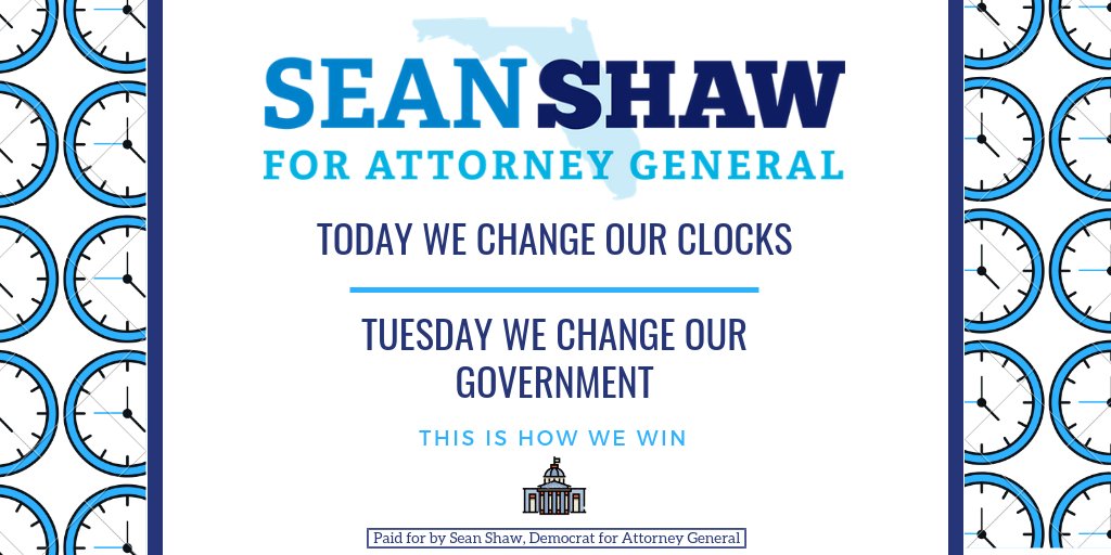 SShawFL's tweet photo. The time for change has come, now it is up to you to get us over the finish line.
#ShawforFlorida https://t.co/Xh4eaVjbes