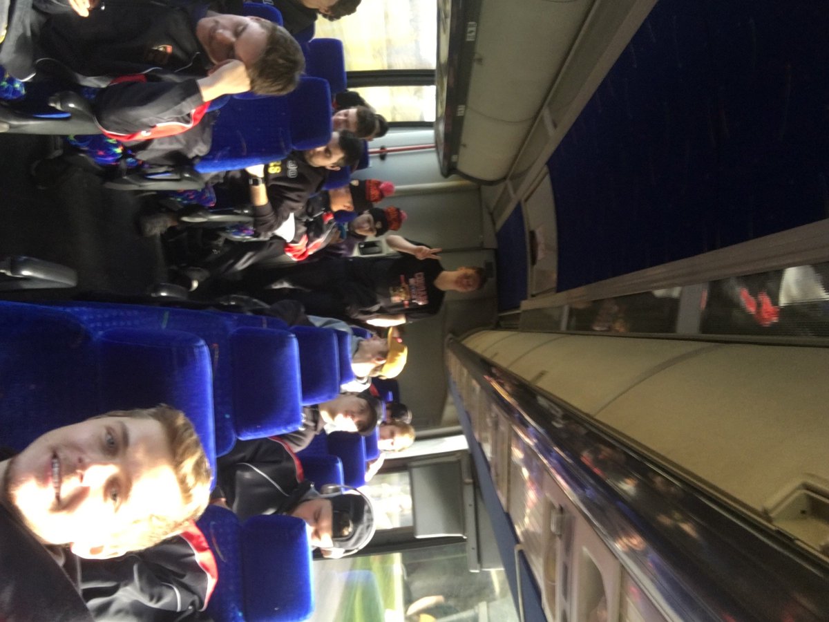 On the road to face off against @GoderichFlyers 
Let's bring home the 2 points boys!