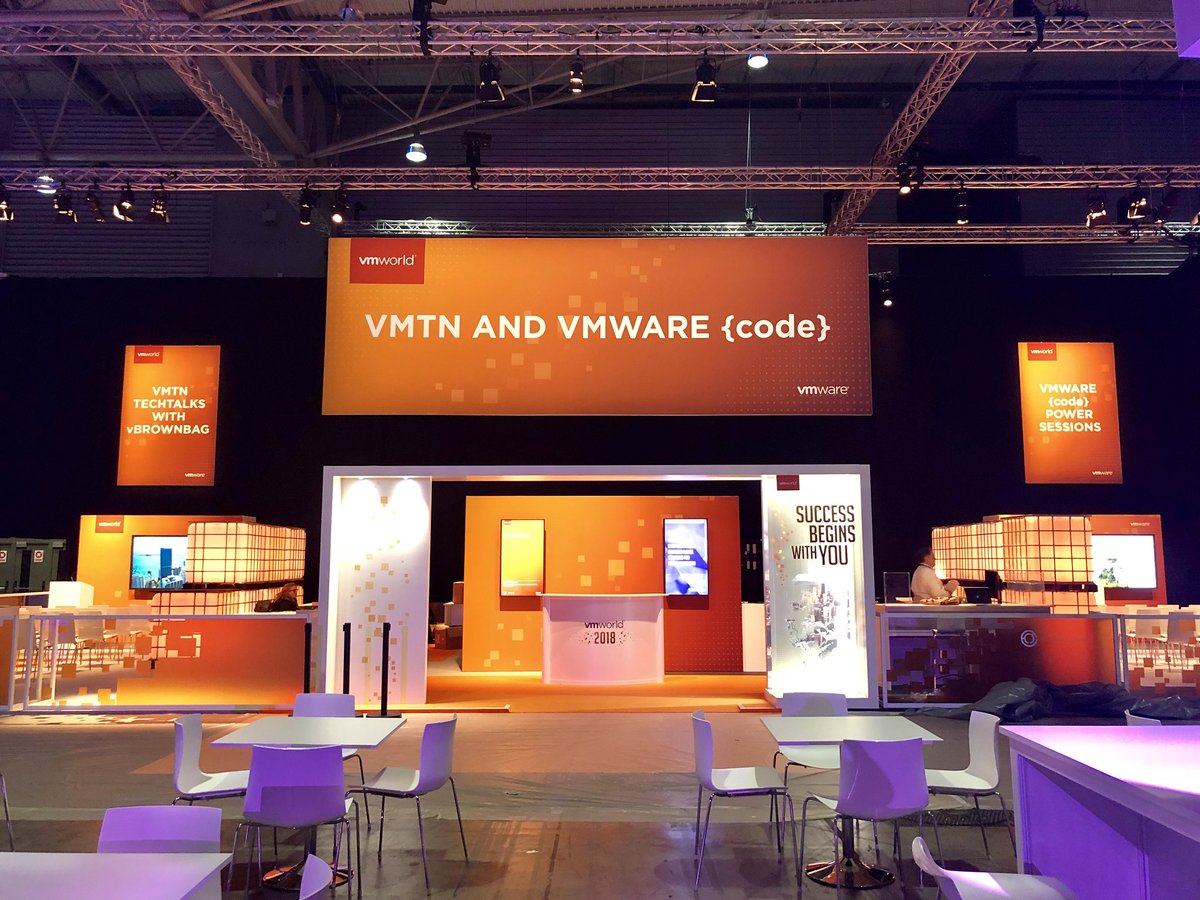 mrtommyberry's tweet image. .@VMTNcommunity and @vmwarecode booth looking good. We’re in the VMvillage right past registration. Can’t miss it. Come and say hey 👋 #VMworld
