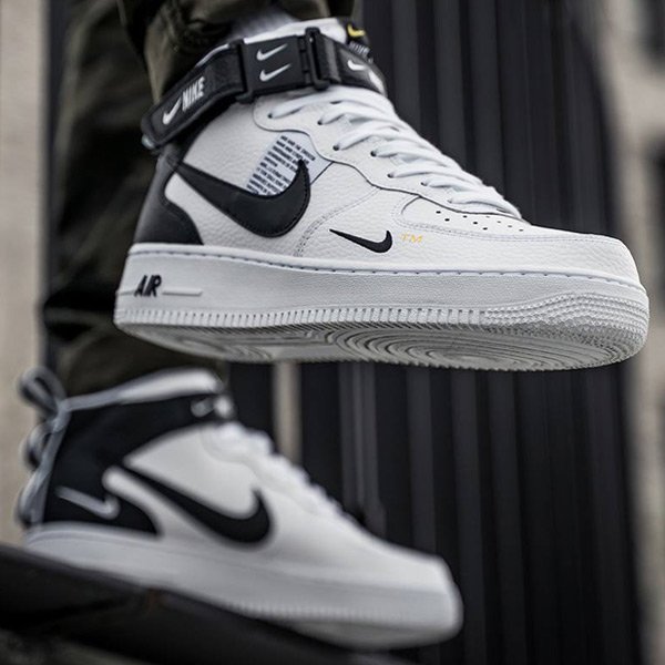 air force 1 microbranding black