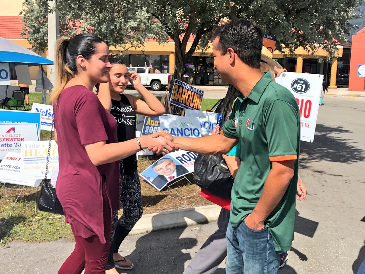 CLCurbelo's tweet image. Met many supporters today at #WestKendall Regional Library #Hammocks #FL26. Appreciated the words of encouragement from so many of my #Kendall neighbors. If you haven’t voted yet, come on out. Polls will be open until 7PM! #Election2018