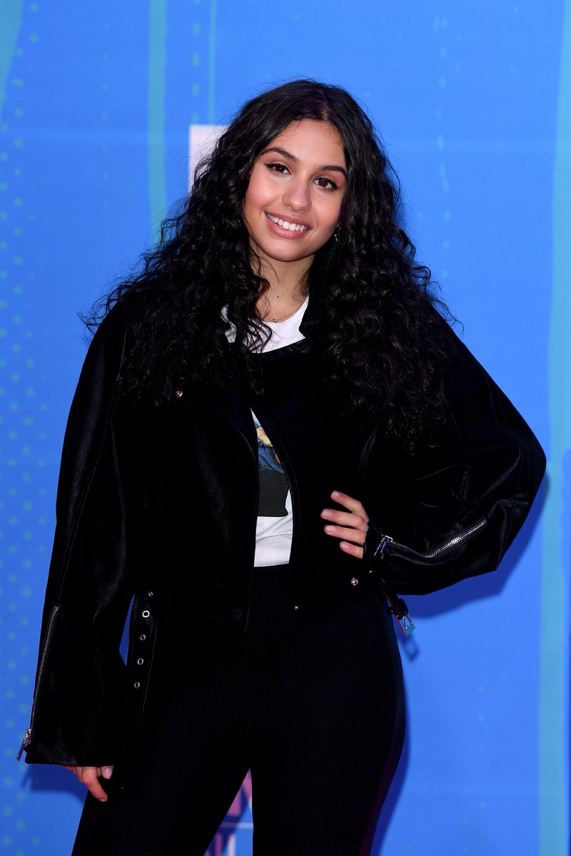 MTV's tweet photo. Sweet bb @alessiacara has arrived at the 2018 #MTVEMA 💛 | Don't miss the show tonight at 7p! https://t.co/Gs2QAyUG4U