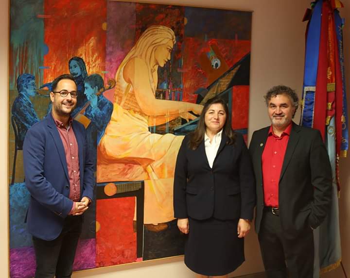 psoe_ct's tweet photo. El concejal de cultura @DavidMtnezNogue ha participado en el acto de inauguración de la escultura realizada por #Maitedefruc con motivo del 125 aniversario de la banda de Santa de Cecilia de #PozoEstrecho https://t.co/7DtWTaVDhd