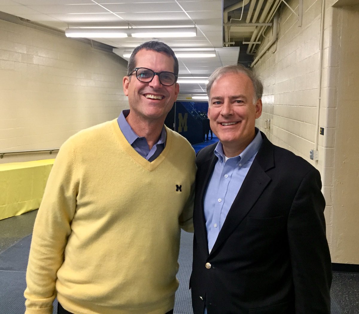AndrewCRichner's tweet image. Regent Andrew Richner with @CoachJim4UM at the Victors for Michigan breakfast today celebrating UM donors, and the big Penn State win!