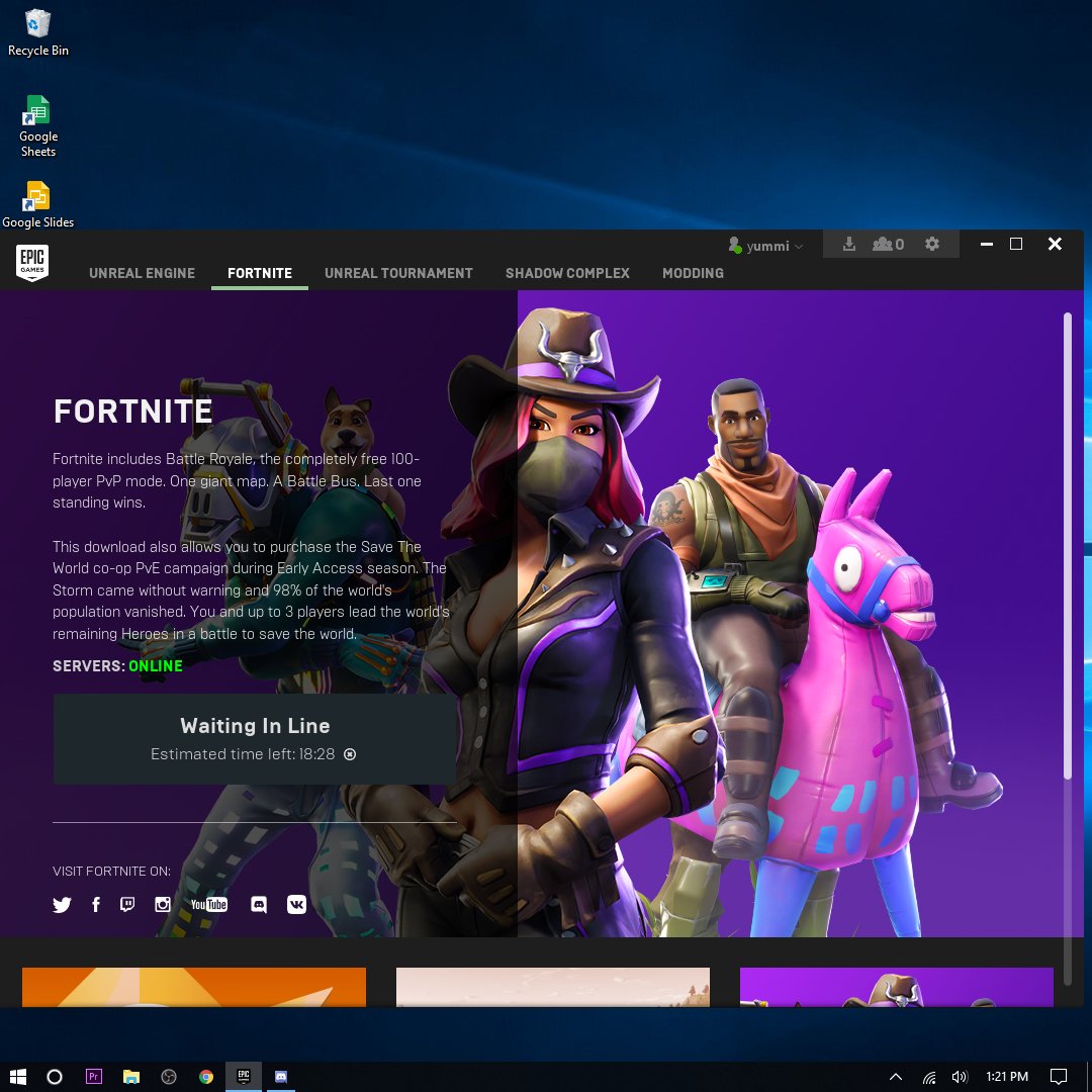 Ashley6i's tweet photo. @FortniteGame I have to wait in queue for 21 min ;//////// https://t.co/H04B787QY3