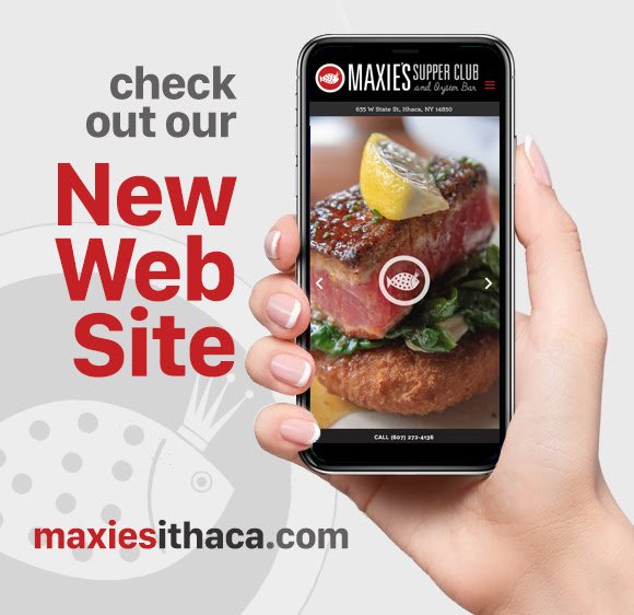 Check it out!  New Website New Menu maxiesithaca.com