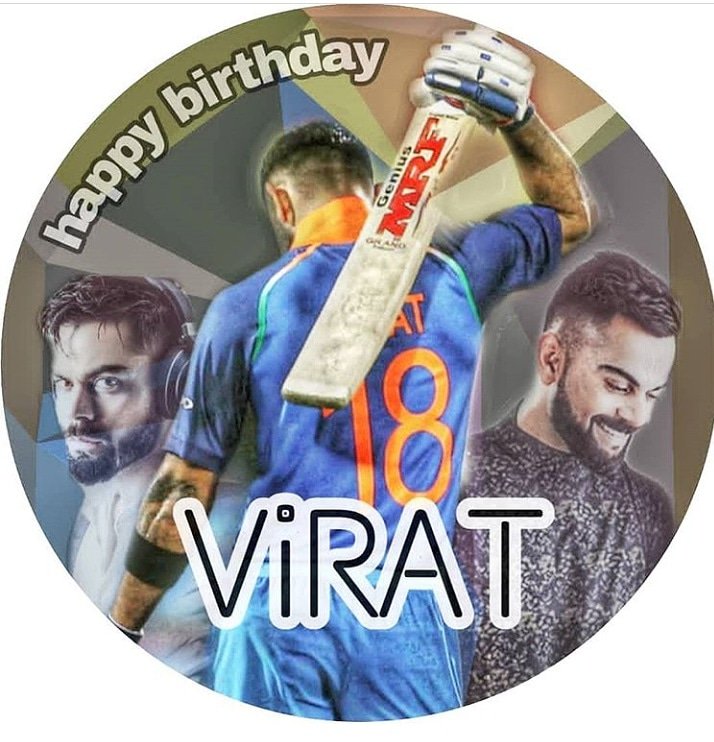 HAPPY BIRTHDAY LEGEND KING VIRAT KOHLI THE RUN MACHINE. 