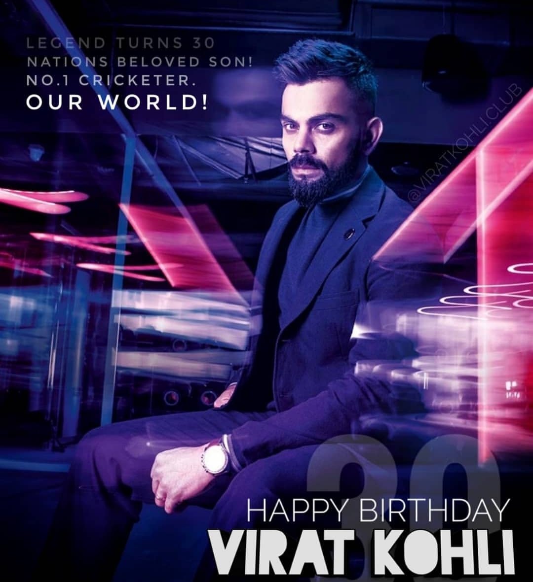 Happy birthday VIRAT kohli 