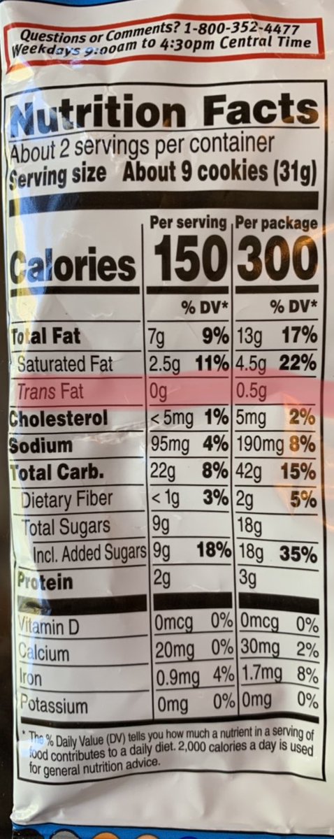 superflytnt's tweet photo. When a  package says 0g trans fat, you expect it be 0g trans fat.  It's deceptive to find out your food has trans fat only when you double the amount. Clearly, 0g in this case means < 1g. Not the same thing. #honestyinlabeling #nutrition #dailyvalue #consumersafety #LiesLiesLies https://t.co/bS5TasC3jZ