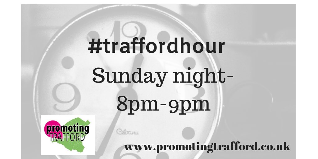 promotetrafford's tweet photo. See you in 45 mins for #traffordhour ? https://t.co/sVli06hrBt
