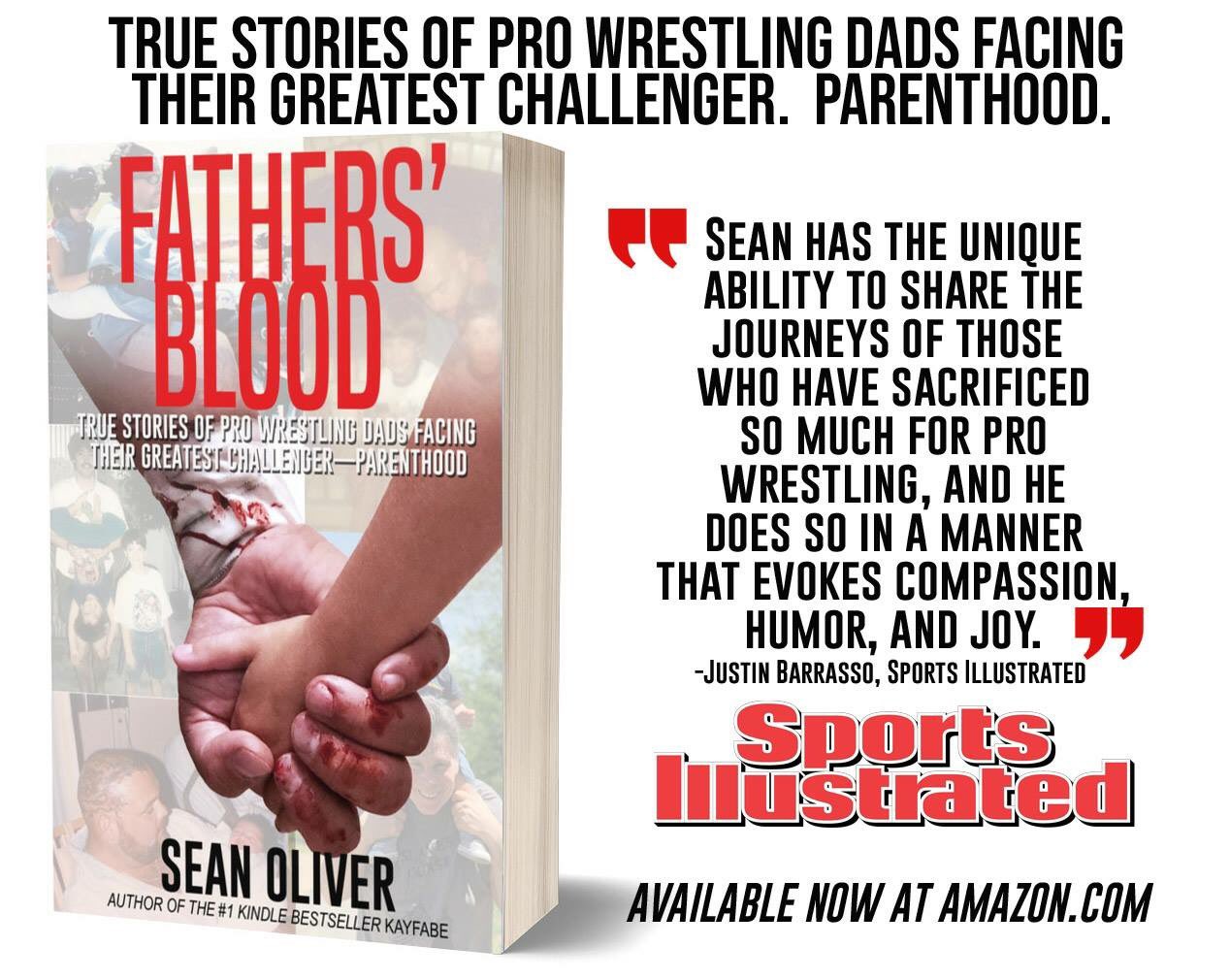 Sean Oliver - The Godfather of Wrestling Shoot Interviews Sean Oliver - True stories of pro wrestling dads facing their greatest challenger - parenthood - book cover