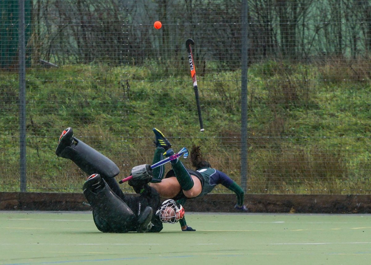 I think I got the ball... #oops #cleantackle #hockey #win #goalkeeper #nailedit