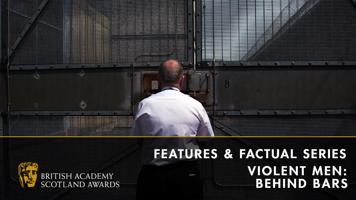 BAFTAScotland's tweet photo. @FirecrestFilms takes home the #BAFTAScot18 FEATURES & FACTUAL SERIES award for their powerful @Channel4 series Violent Men: Behind Bars https://t.co/dy3K1DJdKV
