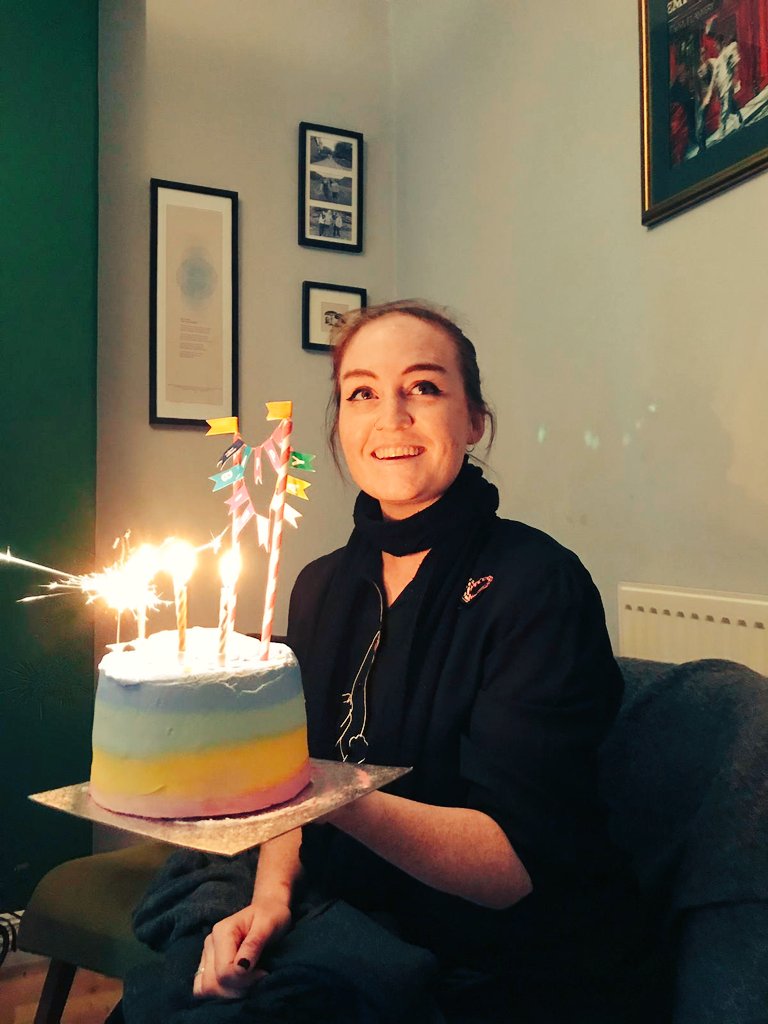LisaRoseStead's tweet photo. My mum went all out and got me a #queertastic rainbow birthday cake 👍❤ https://t.co/xH7izo9AkR
