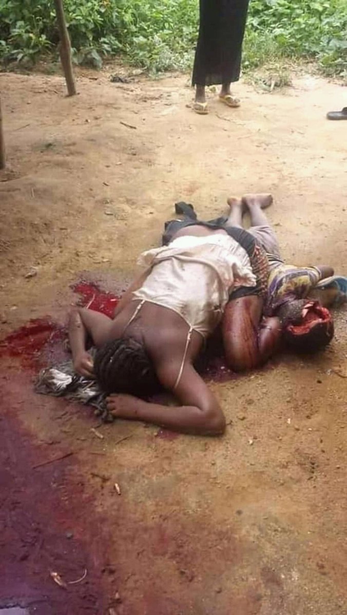 AtatingR's tweet image. Look are  what Cameroon military are doing to southern Cameroonian killing innocent civilians and burning villages why the wold is so corrupts people die like animals daily basis