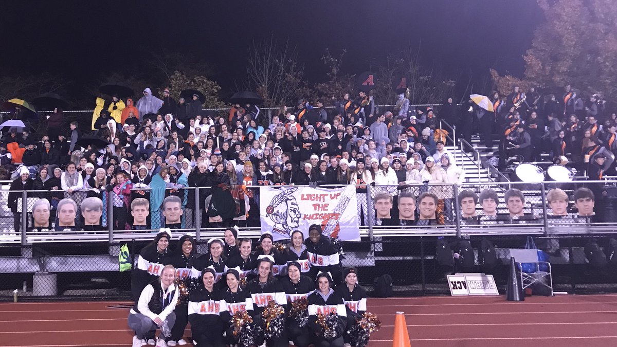 AHSRaptorsAD's tweet photo. INCREDIBLE NIGHT TO BE @AndersonRedskin!!! AWESOME turnout at @_AHS_Football game by @TheTeepeeAHS @PrideofAHSBands &amp; @AHScheerSkins!!! These groups are BEST SUPPORTING casts that any school could have!!! Get ready to GET IT CRANKED UP AGAIN FRIDAY!!! #AHSwasPROUD #AHSisFAMILY https://t.co/C65S6n7UcW