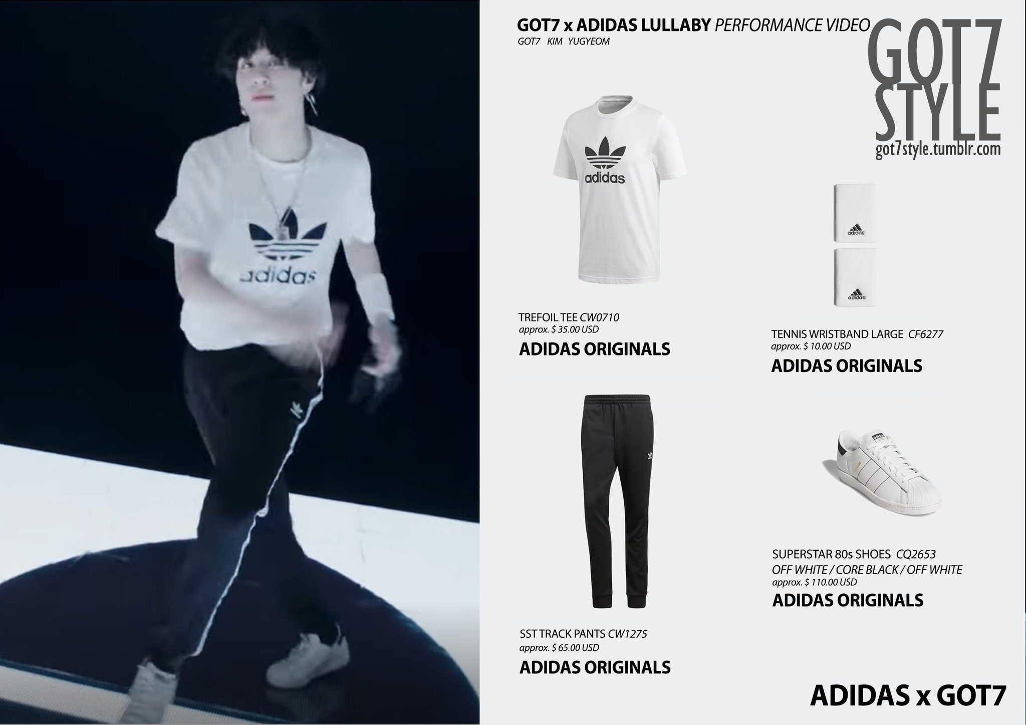 adidas trefoil t shirt 80s