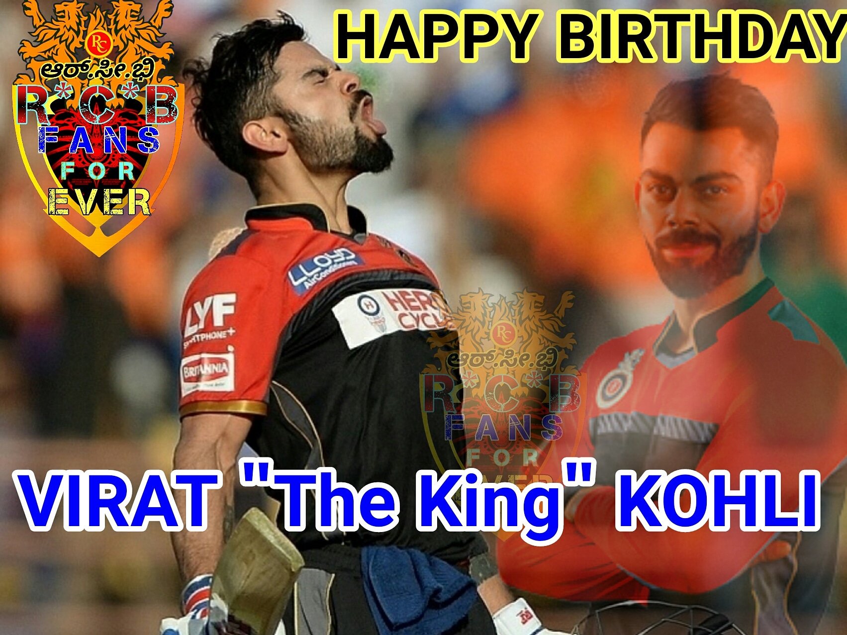 HAPPY BIRTHDAY CHAMP.     