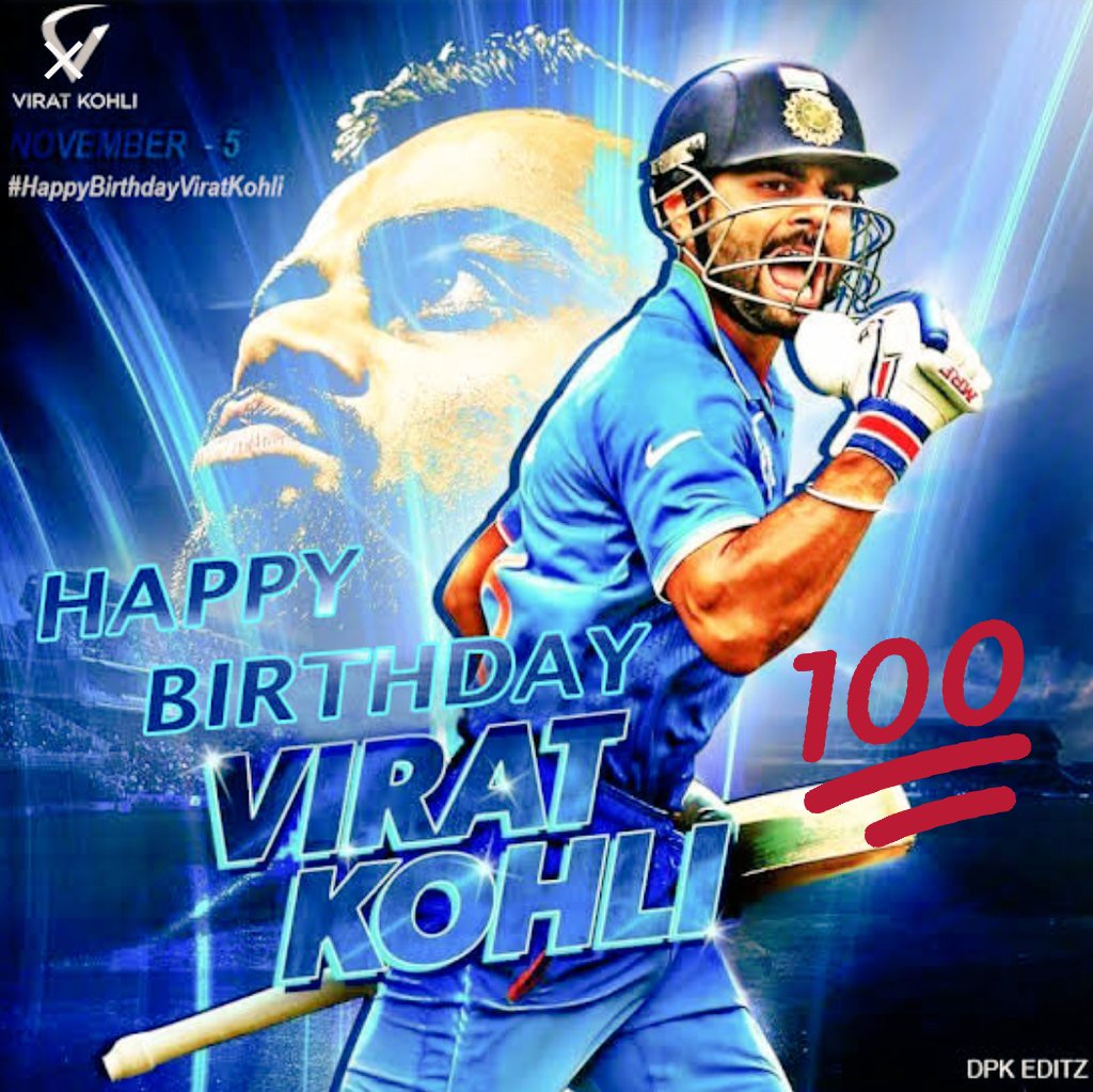 The man with Unstoppable records peak levels of Determination and Dedication Happy birthday# Virat Kohli 