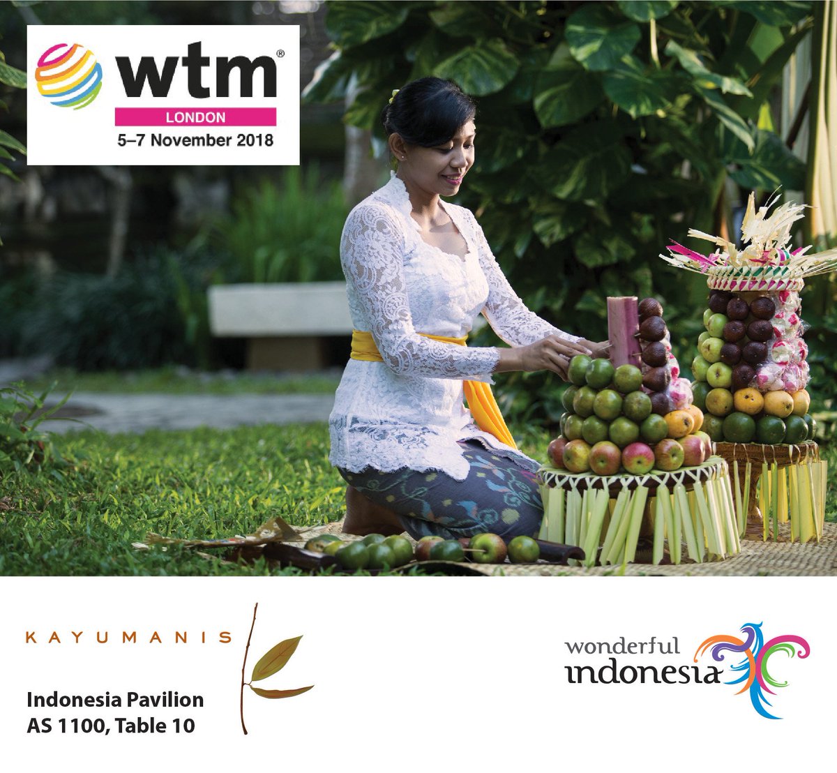 Kayumanis Private Villa &amp; Spa is participating in the World Travel Market London from November 5-7, 2018.
Visit us at Indonesia Pavilion AS 1100, Table 10.

#WTMLDN
#wonderfulIndonesia
#KayumanisExperience