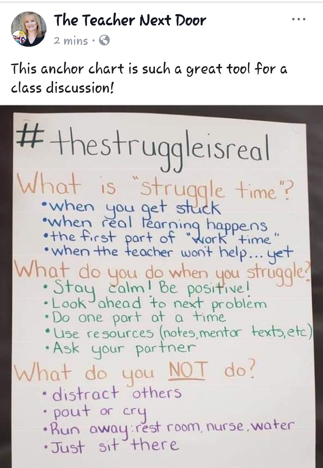 Ms Barker On Twitter Love This Chart From The Teacher Next Door