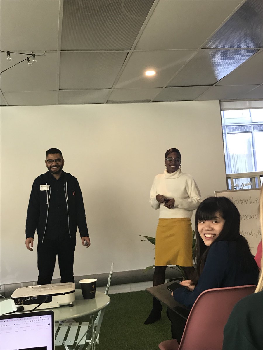 Kataryna's tweet photo. Day 2 of the @womenandcolor speaker bootcamp! ๐ Shoutout to the incredible leaders/organizers @heymosef and @ChaneleMcF #ModernLeadersTO https://t.co/UoCGBe3NQy