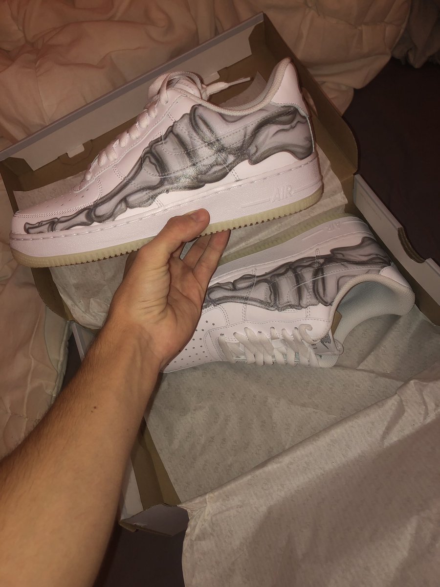 18. Air Force 1 Skeleton (resell)