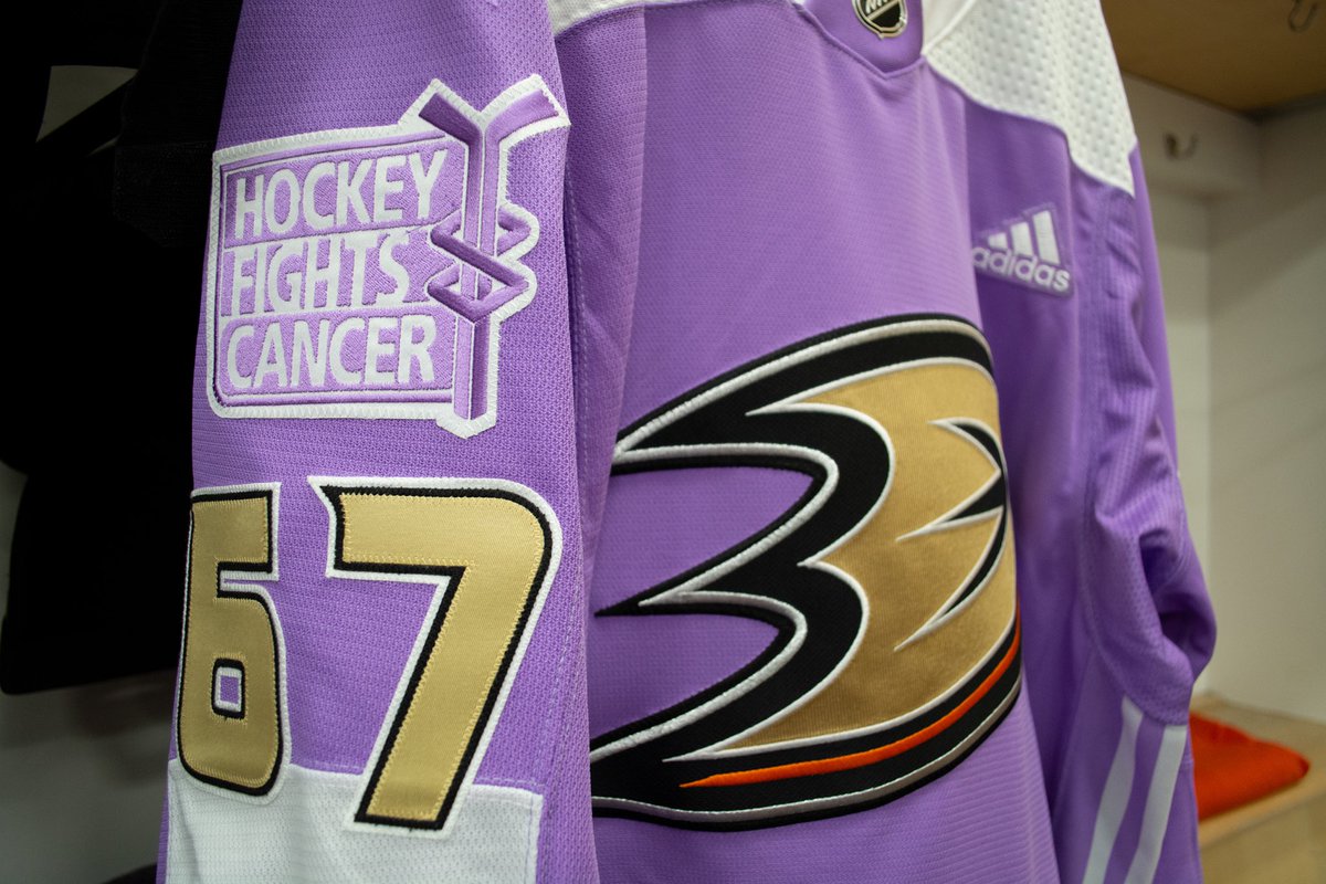 anaheim ducks cancer jersey