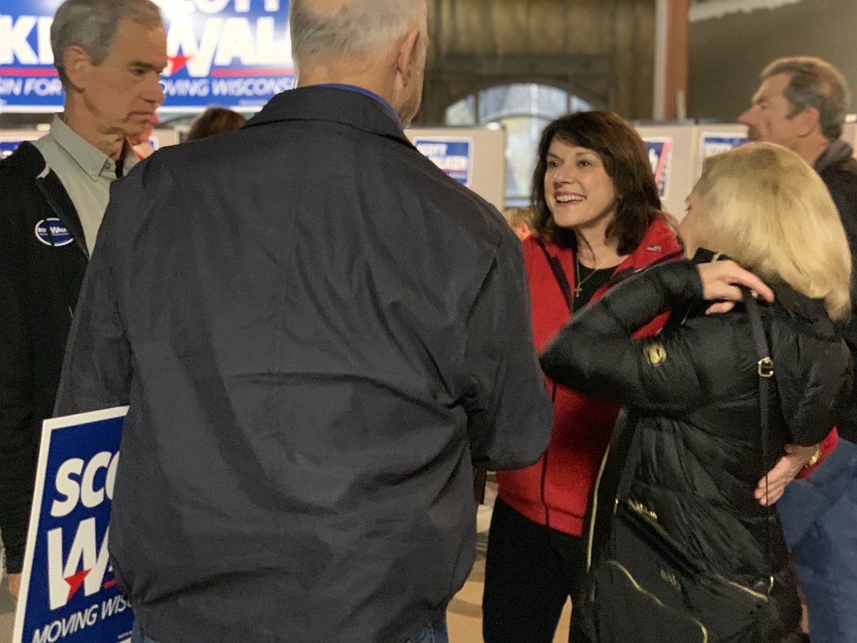 LeahVukmir's tweet photo. Appleton is ready to elect a senator who will improve health care, secure our border, lower taxes and take care of our vets on Tuesday! 🇺🇸 #wisen https://t.co/QOVPzyARK7