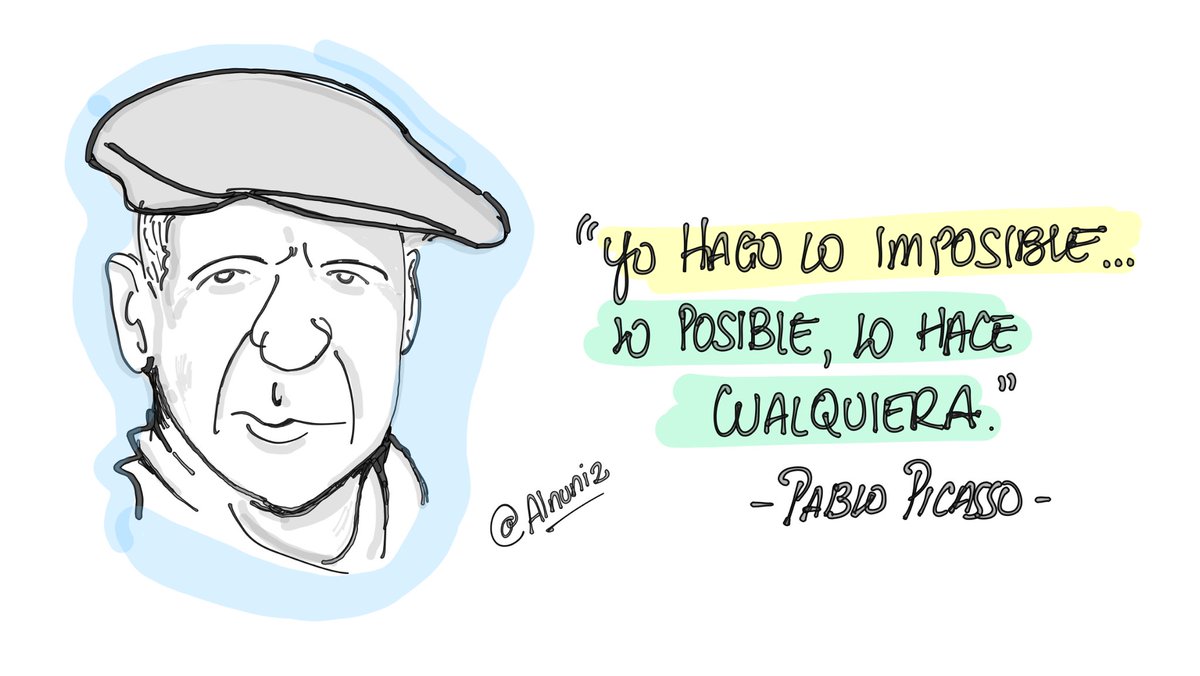 Alnuni2's tweet photo. #Picasso @pmicolombia�� @PMInstitute #projectmanagement #implosible #Liderazgo #Quotes #FrasesDeLiderazgo https://t.co/jqS3BxqVuU