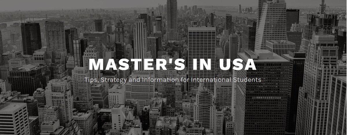 iwantausdegree's tweet photo. 5 things an international student should know prior to coming to USA for master’s. https://t.co/Y8Av0SQKy0 https://t.co/JA2MoTMzlq