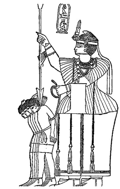 When the Roman emperor Augustus levied a tax on the Kushites in 24 BC, Amanirenas and her son, Akinidad, led an army of 30,000 men to sack the Roman fort in the Egyptian city of Aswan.