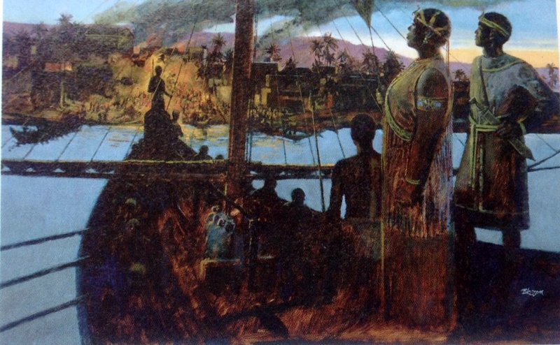 When the Roman emperor Augustus levied a tax on the Kushites in 24 BC, Amanirenas and her son, Akinidad, led an army of 30,000 men to sack the Roman fort in the Egyptian city of Aswan.