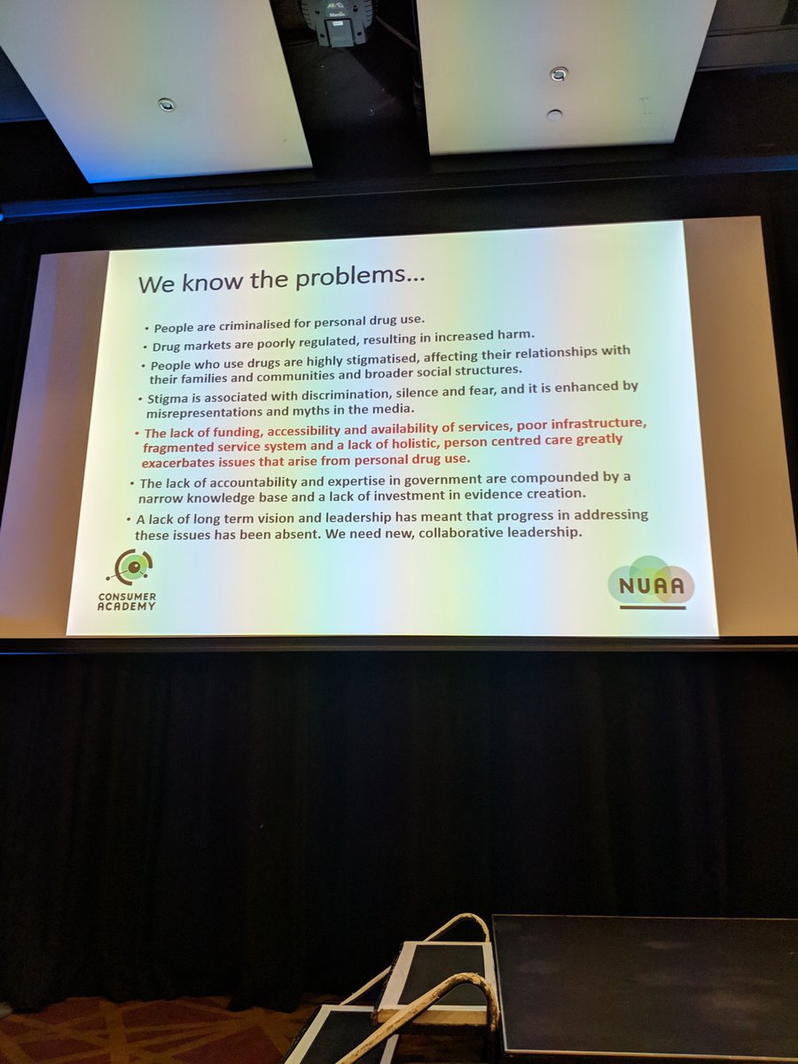 Mary Harrod from <a href="/nuaansw/">NUAA</a> on their consumer academy states succinctly the issues we face as drug users