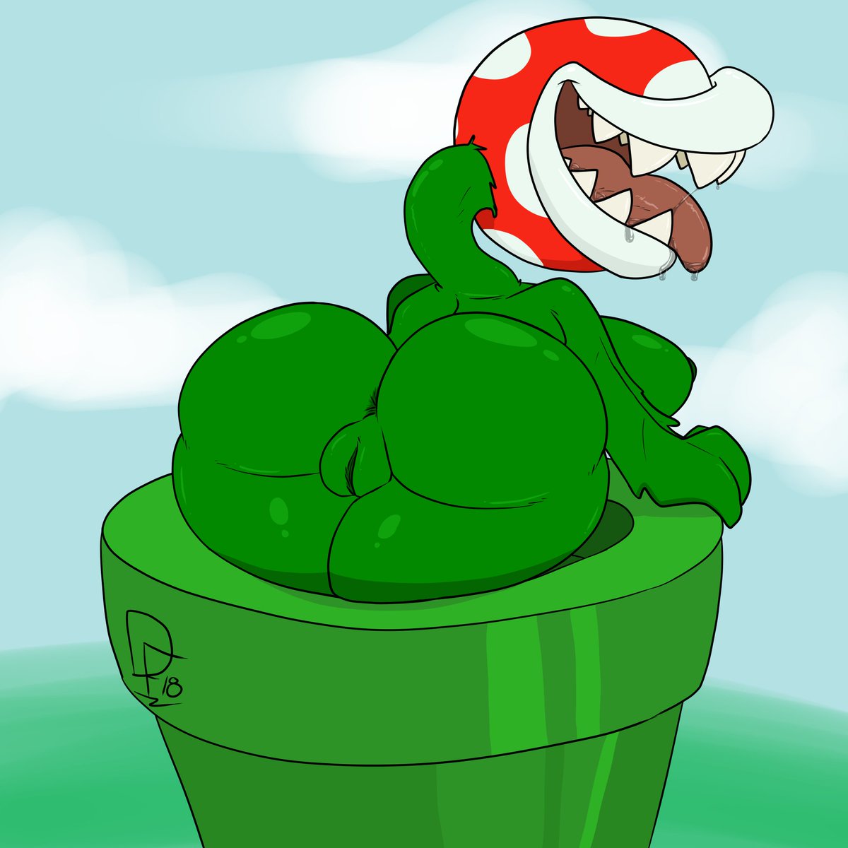 Decided To Jump Into That Piranha Plant Bandwagon With Some Lewd.