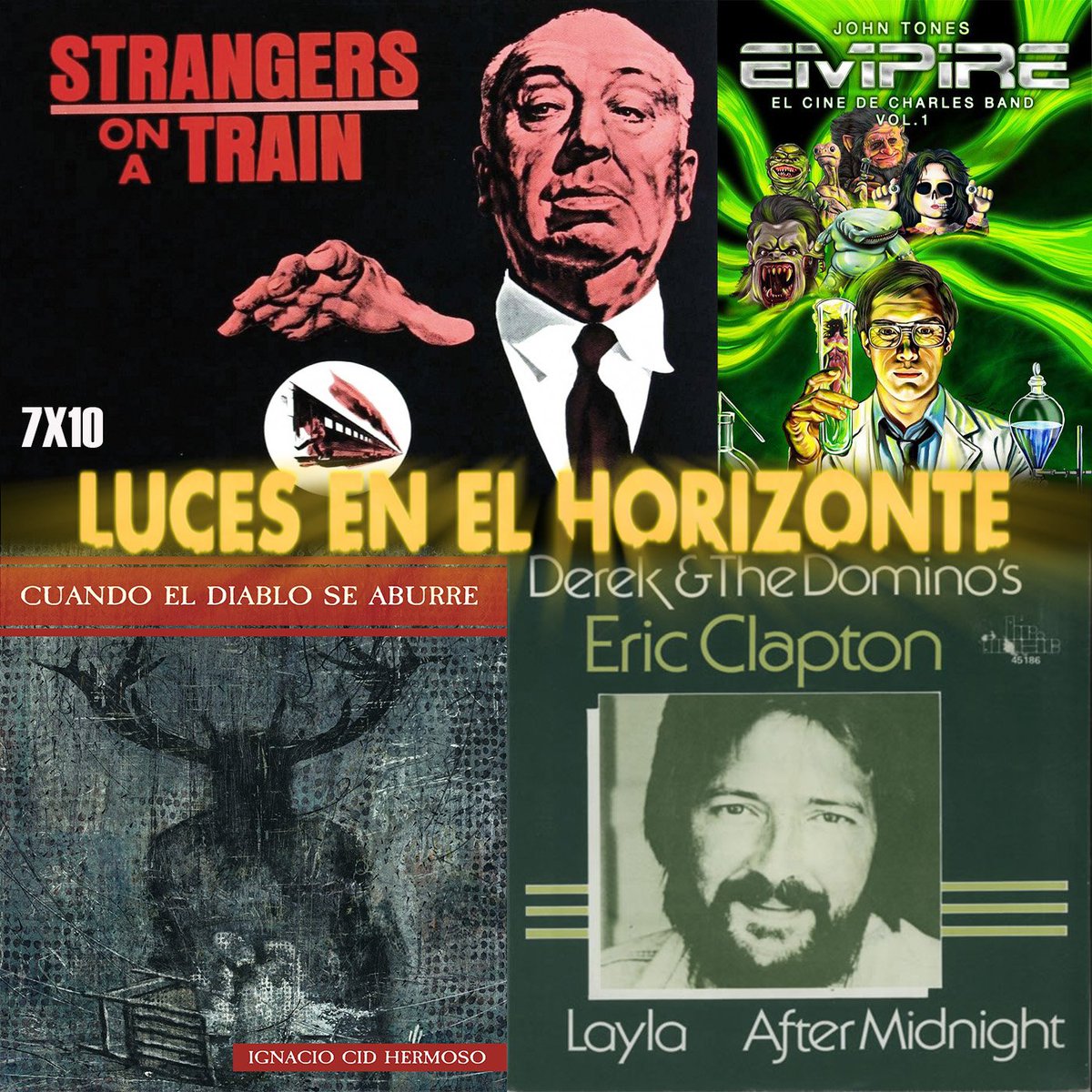 #LucesEnElHorizonte ivoox.com/leeh-7x10-extr… #Podcast #ExtrañosEnUnTren #Layla #CuandoElDiabloSeAburre #CharlesBand #AlfredHitchcock #Radio #Suspense #Escritores