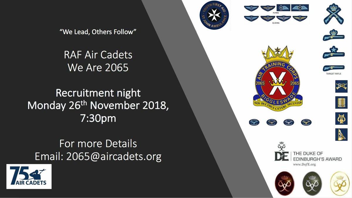 BiggleswadeAirCadets (@aircadets2065) on Twitter photo 